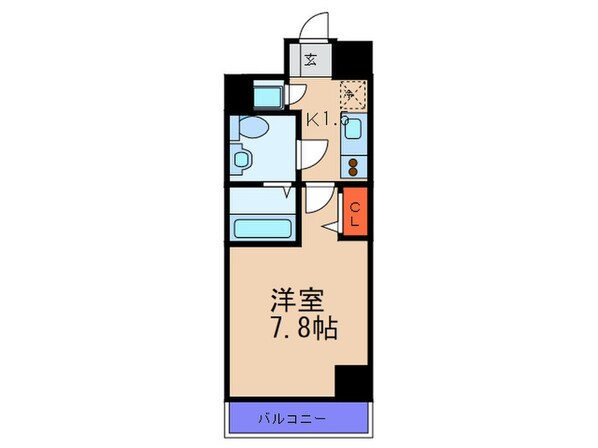 ジュネ－ゼグラン福島Noda(1002)の物件間取画像
